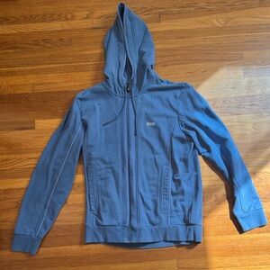 BOSS - MEN’S BLUE ZIP UP HOODIE/JACKET - SIZE MEDIUM